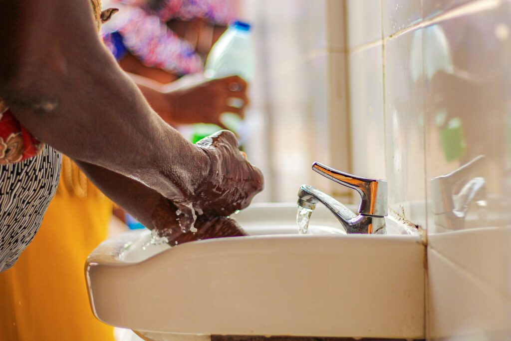 Cash discipline protects water services: utility operator maintaining water infrastructure.